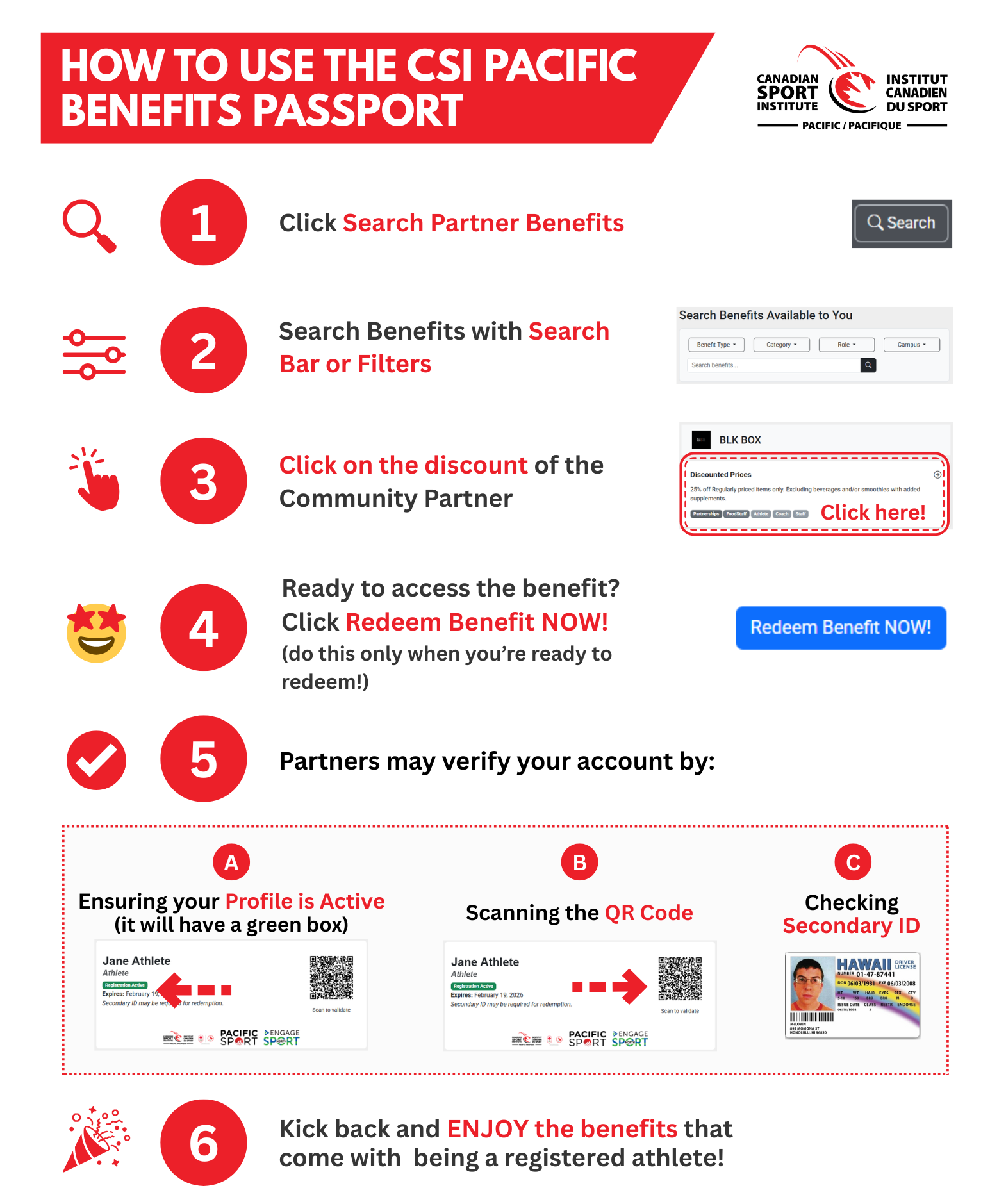 CSIP Benefits How-to